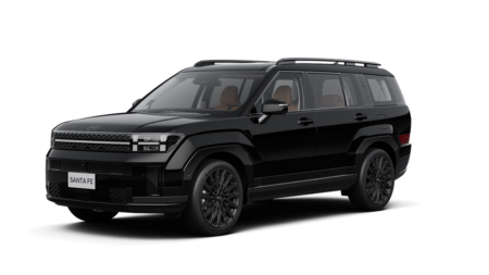 ảnh xe hyundai santafe màu đen 2025
